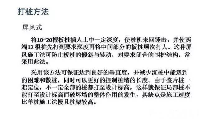 钢板桩施工就看这篇了，图文讲的很详细！