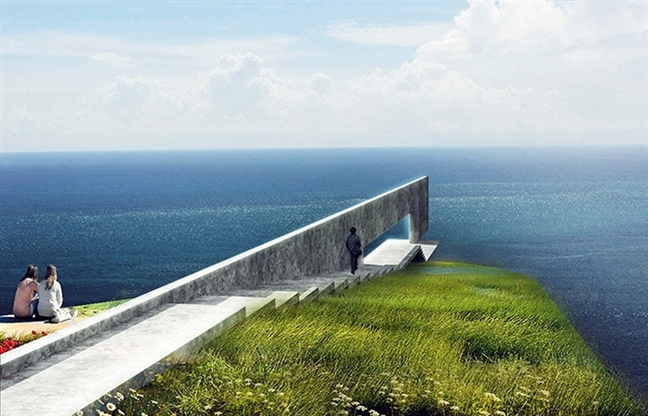 滨水建筑茶室资料下载-深圳前海石景观岛国际竞赛二等奖