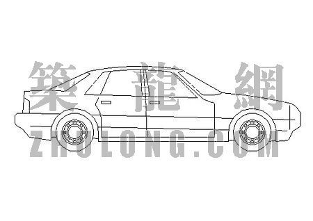 小汽车CAD图块资料下载-轿车4