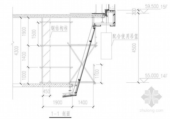 玻璃幕墙安装工程规范资料下载-[天津]高层酒店工程斜面玻璃幕墙加工及安装技术