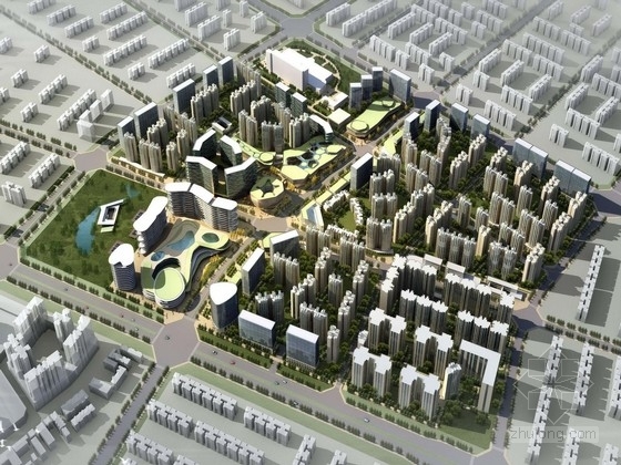 功能景观资料下载-[成都]复合功能多元有序城市门户景观规划设计方案