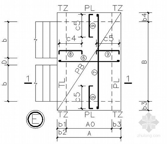混泥土楼梯剖面图资料下载-混凝土楼梯节点构造详图