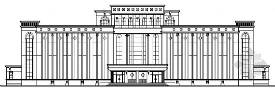 2层办公综合楼建筑施工图资料下载-某四层综合楼建筑施工图