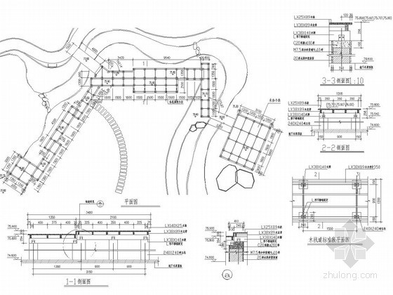 景观园路铺地样式DWG资料下载-园路景观施工图（含17个CAD文件）