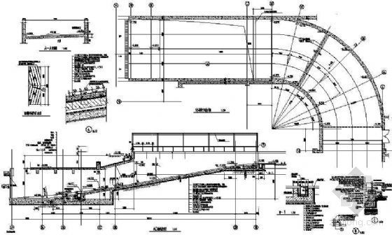 汽车坡道设计施工图资料下载-汽车坡道详图1