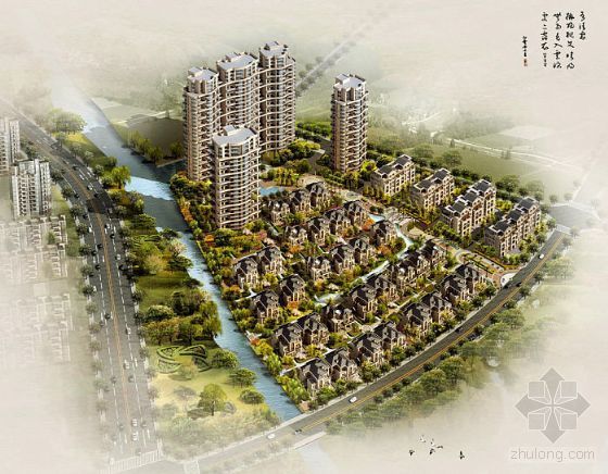 商住混合用地平面规划资料下载-嘉兴市商住用地整体规划设计方案