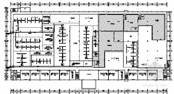 电子厂房暖通施工图资料下载-洁净电子厂房空调设计施工图