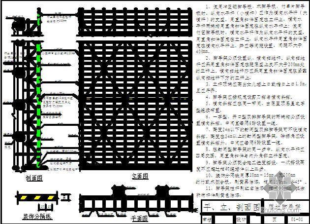 设计公司制图标准图集资料下载-中建某公司施工现场安全标准图集（脚手架）