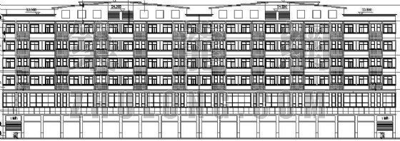 宿舍楼设计施工图资料下载-某宿舍楼建筑施工图（B）