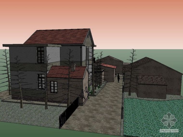 汉口老建筑模型资料下载-老房子