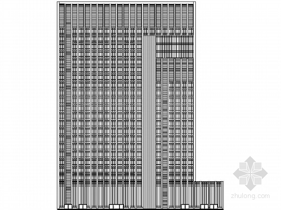 汽车站cad方案资料下载-某二十六层汽车站建筑设计方案图