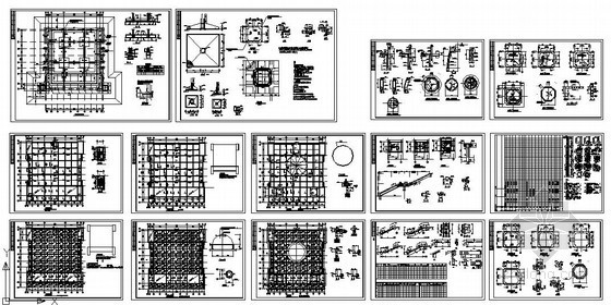 彩色沥青结构设计图资料下载-某寺庙结构设计图