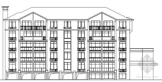 5层公寓楼资料下载-某六层公寓楼方案设计