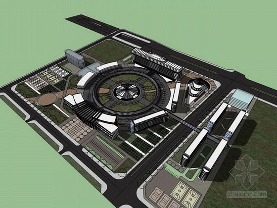 城市概念设计案例资料下载-校园规划概念设计