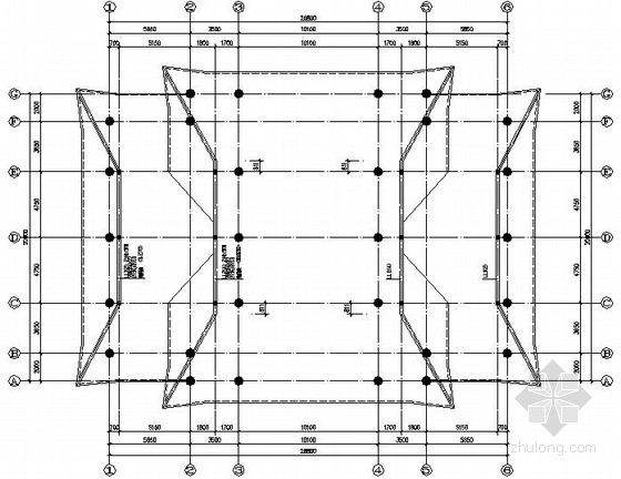 钢结构框架活动板房施工图资料下载-老年活动中心框架结构施工图