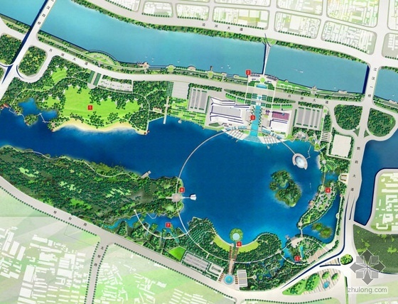 旅游营地公园概念设计资料下载-[武汉]主题公园景观概念设计