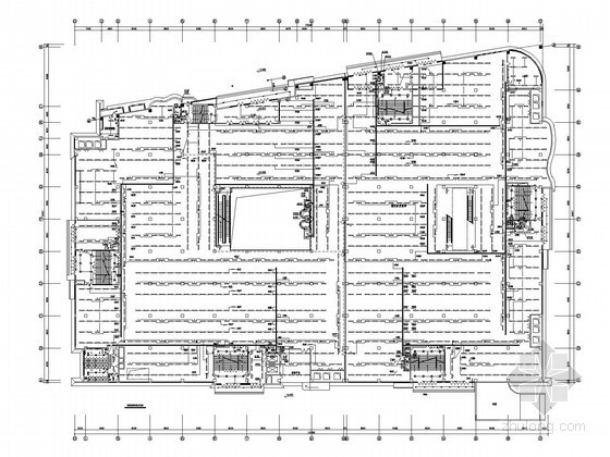 建材商场效果图资料下载-大型建材商场强弱电施工图纸