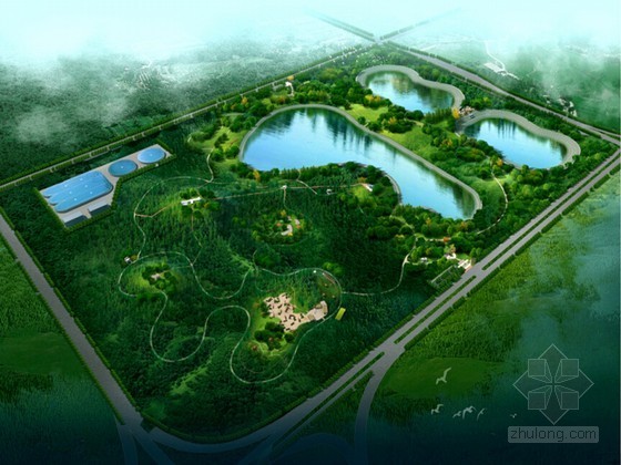 生态景观环境资料下载-[宁夏]高速入口生态景观公园施工方案