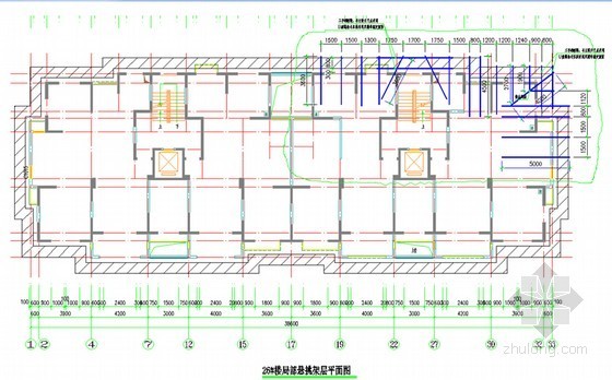 附框施工方案资料下载-[江苏]框剪结构高层住宅脚手架及平台施工方案（附计算书）