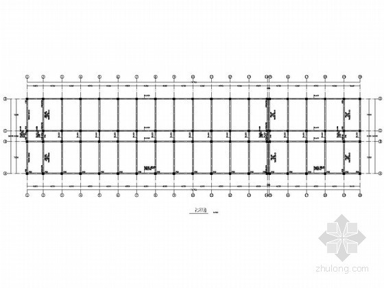 [学士]五层框架结构教学楼毕业设计（建筑图 结构图 详细计算书）-标准层梁配筋图