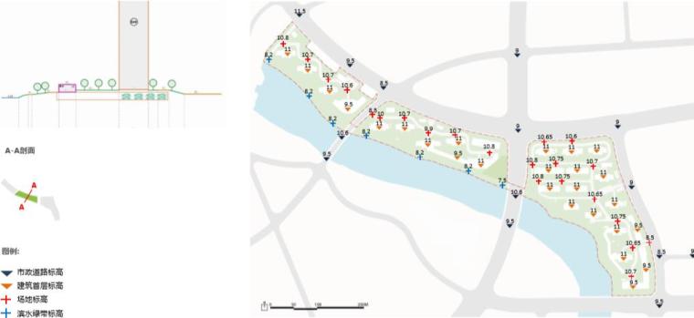 [江苏]南京滨水住宅区景观设计深化方案（公园借景、水岸生活）-[江苏]南京知名地产龙湾居住区景观方案深化设计（文化，休闲）-C竖向设计