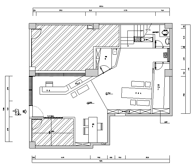 水疗spa会所效果图资料下载-混搭风格休闲足浴馆设计施工图（附效果图