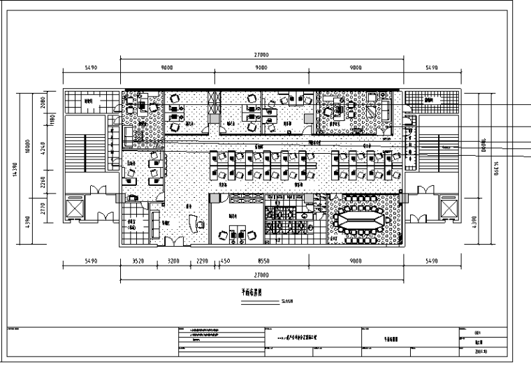 某高档办公空间全套施工图-装饰部分施工图