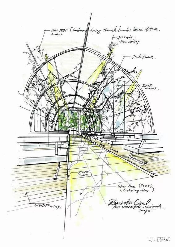 100幅建筑师的草图，手绘更好的表达构思！！_39