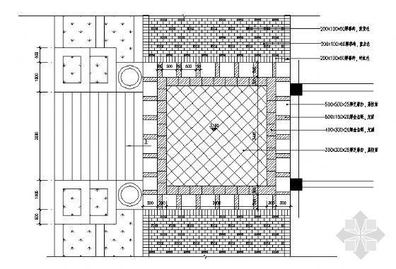 广场景观节点大样图资料下载-广场铺装大样图2