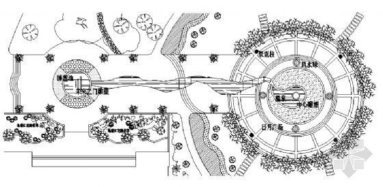 泰国拉普绕中心广场资料下载-中心广场详图