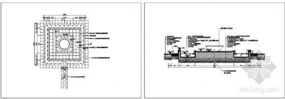 喷泉做法大样资料下载-某喷泉水体结构大样图