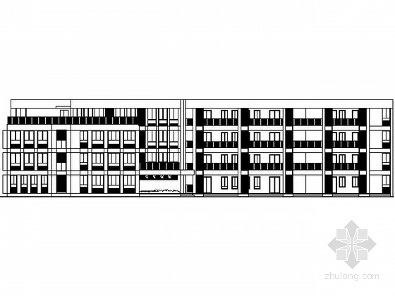 福建现代幼儿园设计资料下载-[厦门]某四层十二班幼儿园建筑施工图