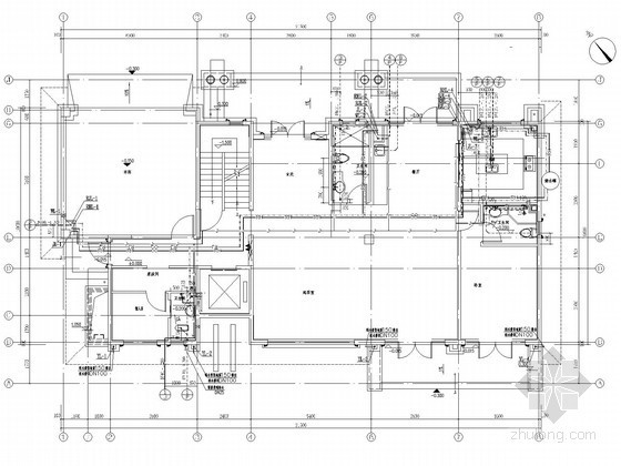 二层独栋住宅资料下载-[海口]3层独栋建筑给排水及消防施工图（含热水系统）