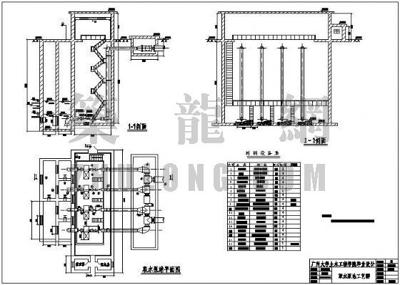 造价毕业设计带图纸资料下载-某水厂毕业设计图纸