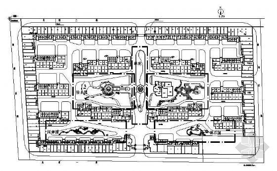 杭州小区施工资料下载-杭州小区景观规划部分施工图