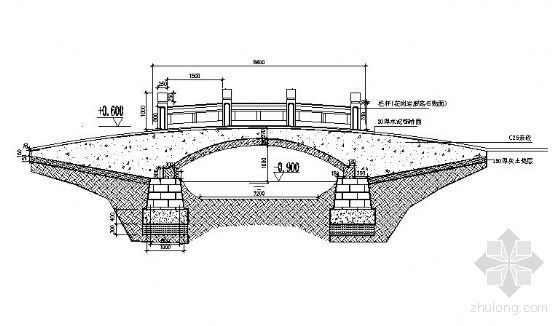 5米宽石拱桥施工图资料下载-小石拱桥施工图