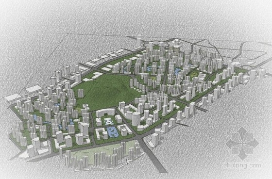 市政道路绿化设计方案文本资料下载-[青岛]城市综合体规划及单体设计方案文本
