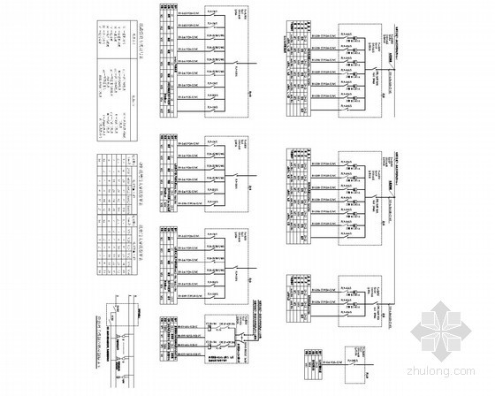 [广东]一类高层商住小区全套强电系统图116张-竖向干系统及配电系统图 