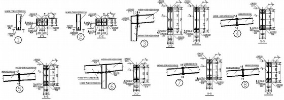 轻型门式钢架钢结构车间施工图（含建筑图）-节点详图 