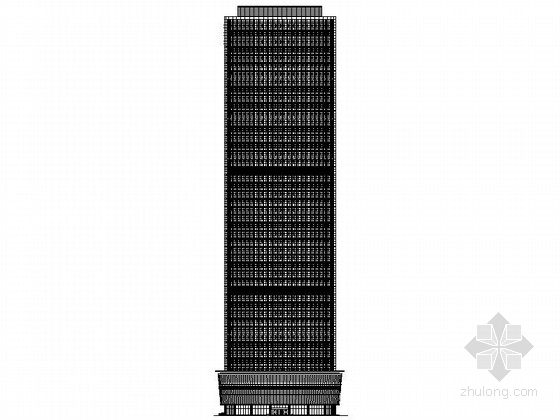 48层商务办公楼资料下载-[安徽]某四十八层商务办公楼建筑施工图