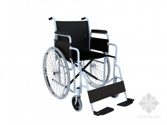 cad轮椅模型资料下载-轮椅3D模型下载