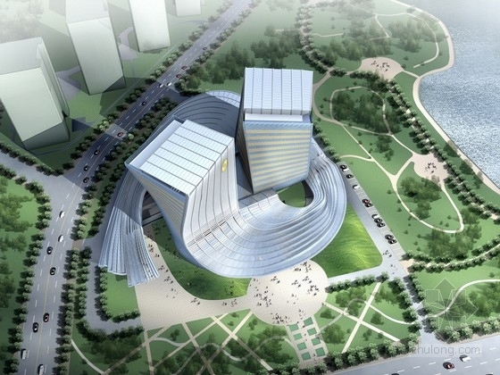 大学绿化景观资料下载-[北京]14层斜密柱钢结构知名传媒中心建筑设计方案文本（国内著名大学设计，含2套方案，多媒体）