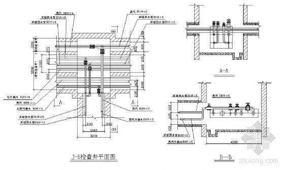 检查井井盖井座安装大样图资料下载-检查井大样图