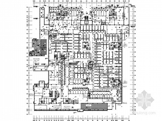 地下室通风设计资料资料下载-[重庆]广场综合地下室空调通风设计施工图(超市 车库)