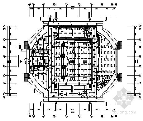 室内体育馆建筑图资料下载-[湖南]室内体育馆完整电气施工图纸