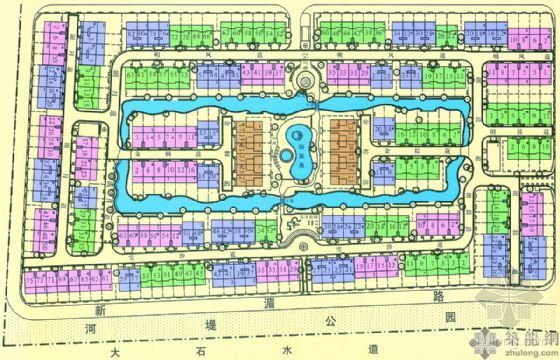 高端住宅小区设计文本资料下载-棕榈滩住宅小区规划设计文本