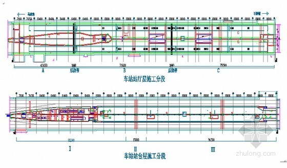 气动隔膜泵内部结构资料下载-重庆地铁一号线车站内部结构施工方案