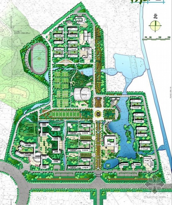 园林学校规划资料下载-南京海运学校规划方案全套