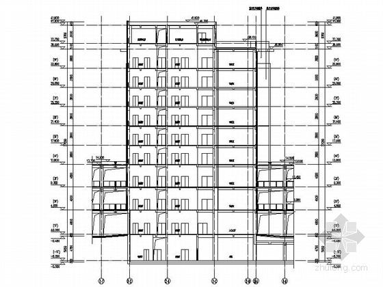 [徐州]某医院九层住院楼建筑施工图（含效果图）- 