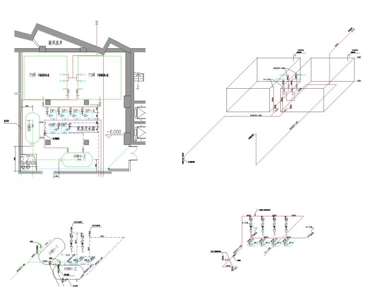 主变压器水喷雾图纸资料下载-[浙江]温州大剧院给排水设计全套图纸（变频供水方式）